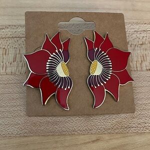 Laurel Burch “Lotus” earrings